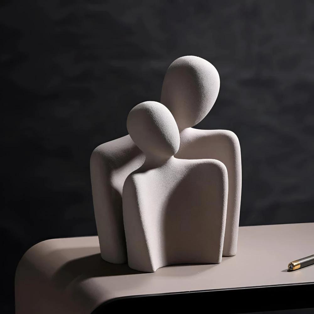 Romantic Couple Ceramic Sculpture by Casa & Beyond