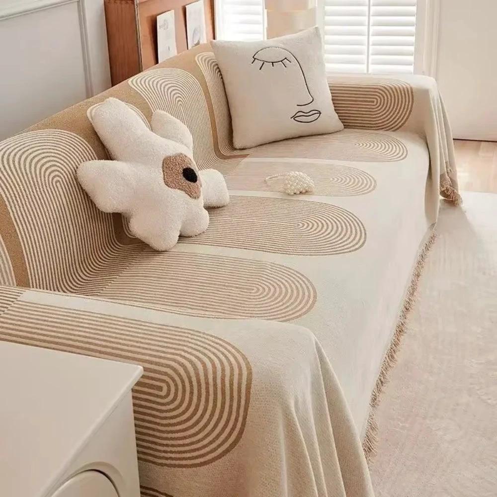 Lyra Chenille Sofa Cover by Casa & Beyond