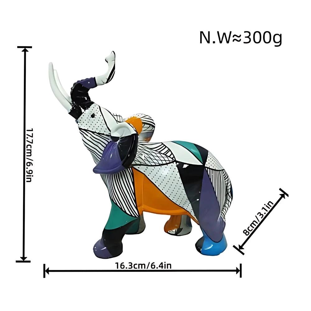 Luxury Abstract Elephant Figurine by Casa & Beyond