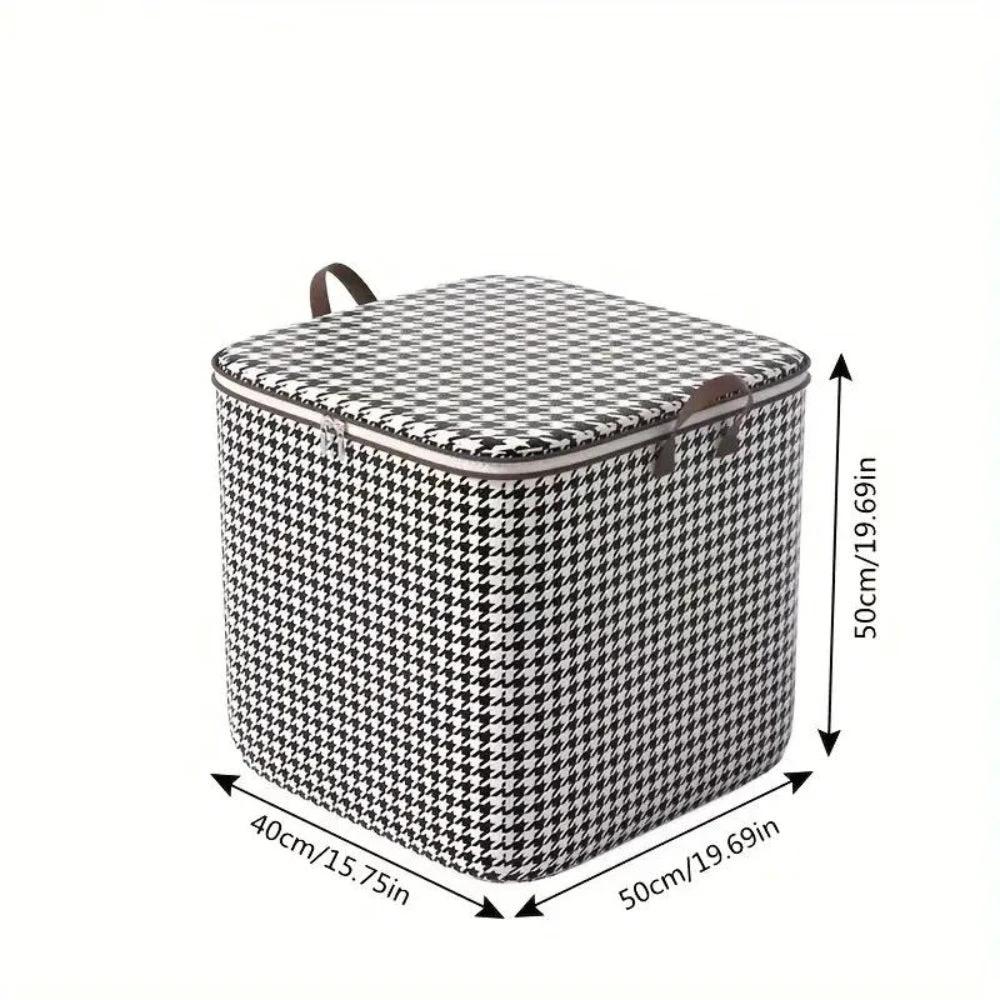 Houndstooth Collapsible Storage Box by Casa & Beyond