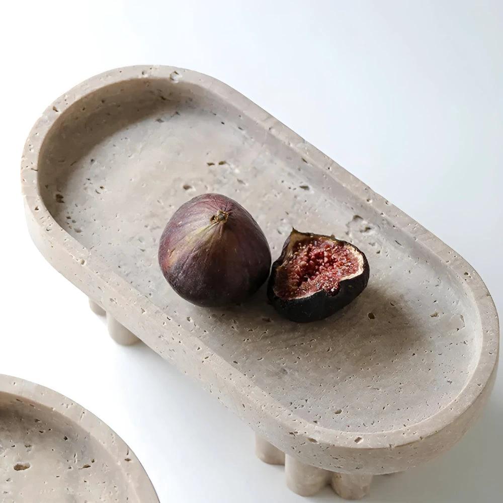 Pietra Natural Travertine Tray by Casa & Beyond