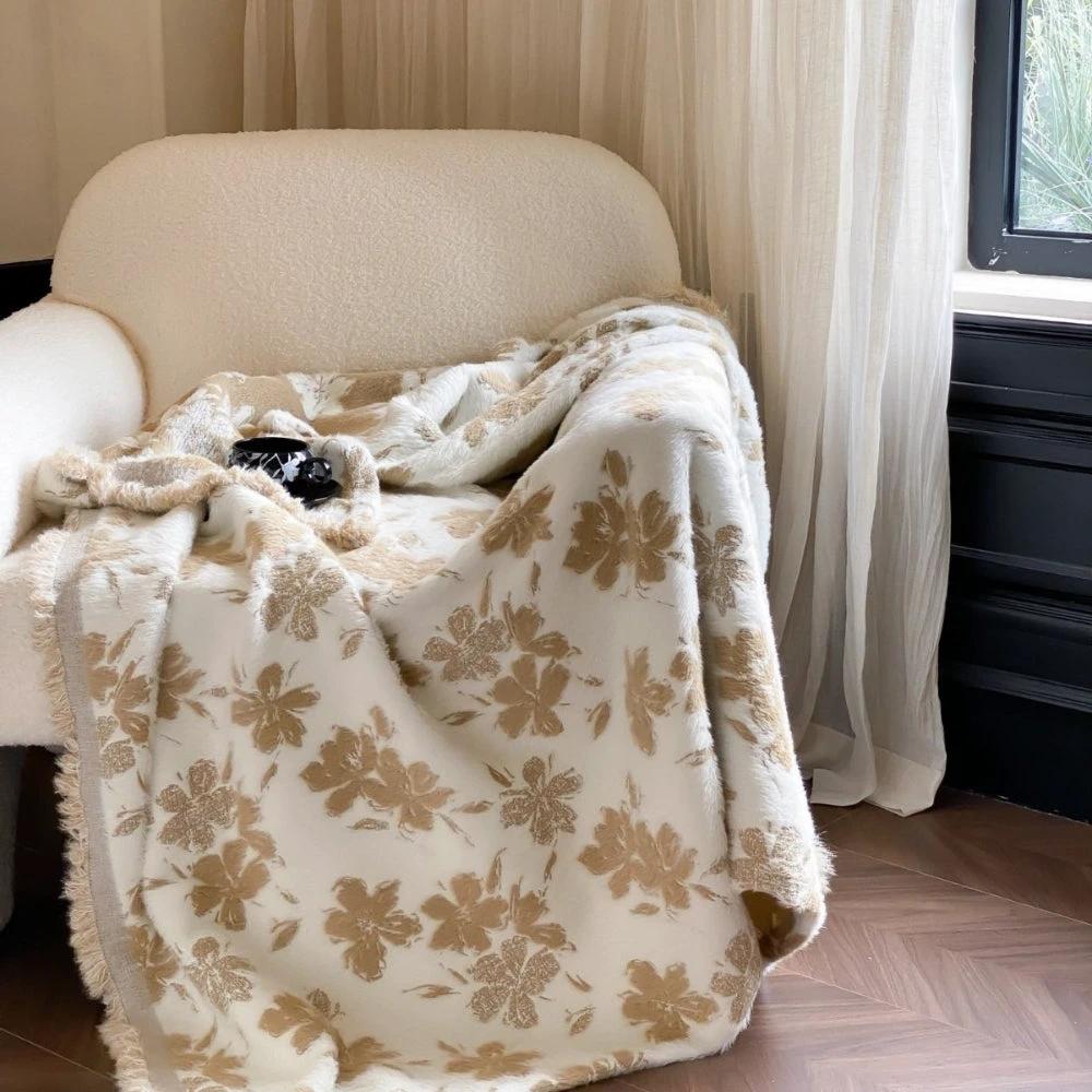 Oriental-Inspired Mink Blanket by Casa & Beyond