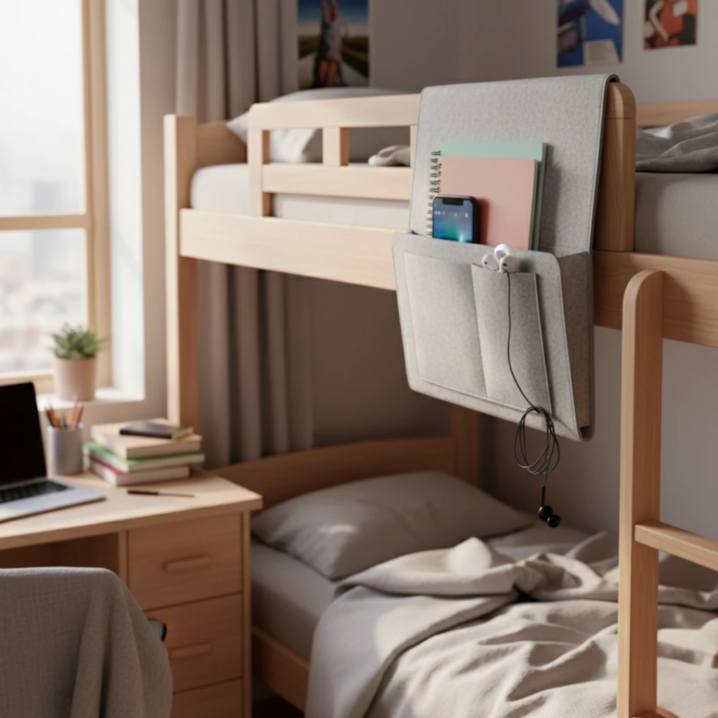 Essentials Within Reach – Thick Felt Durable Material – Save Space Stay Organised & Enjoy Nighttime Comfort Bowlift by Bowlift