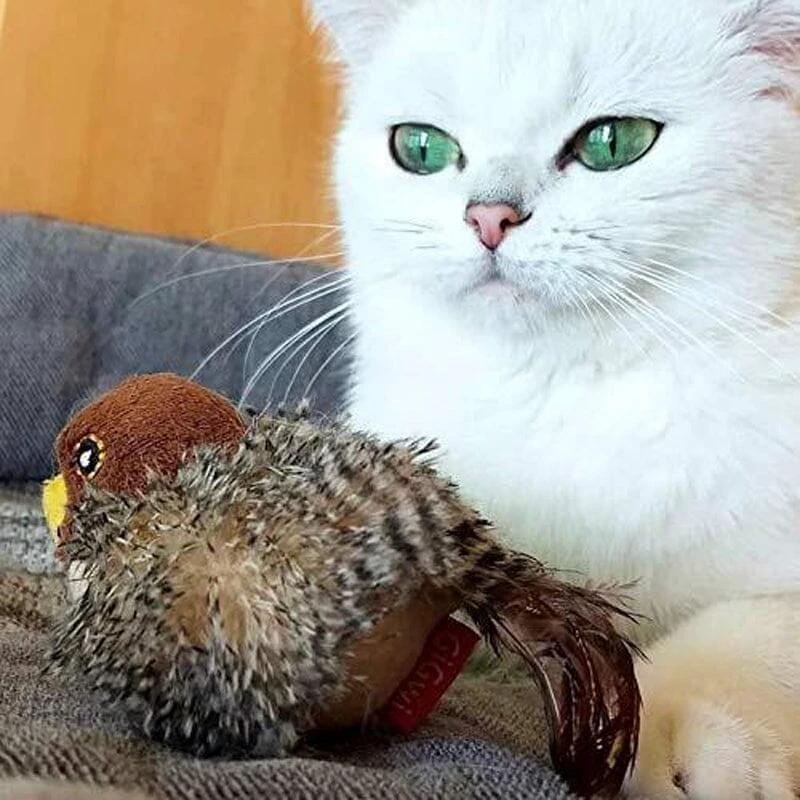 Cat toy - Simulated chirping bird Bowlift by Bowlift