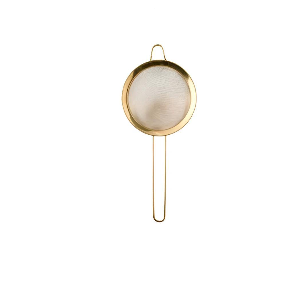 Gold Fine Mesh Strainer by Casa & Beyond