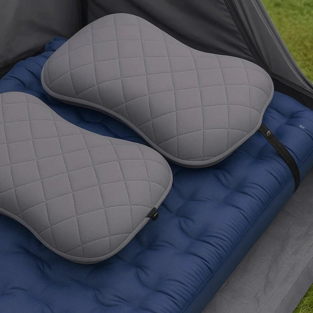 Ergonomic Neck Support – Inflatable & Lightweight – Eases Neck Pain – Compact for Flights & Train Bowlift by Bowlift