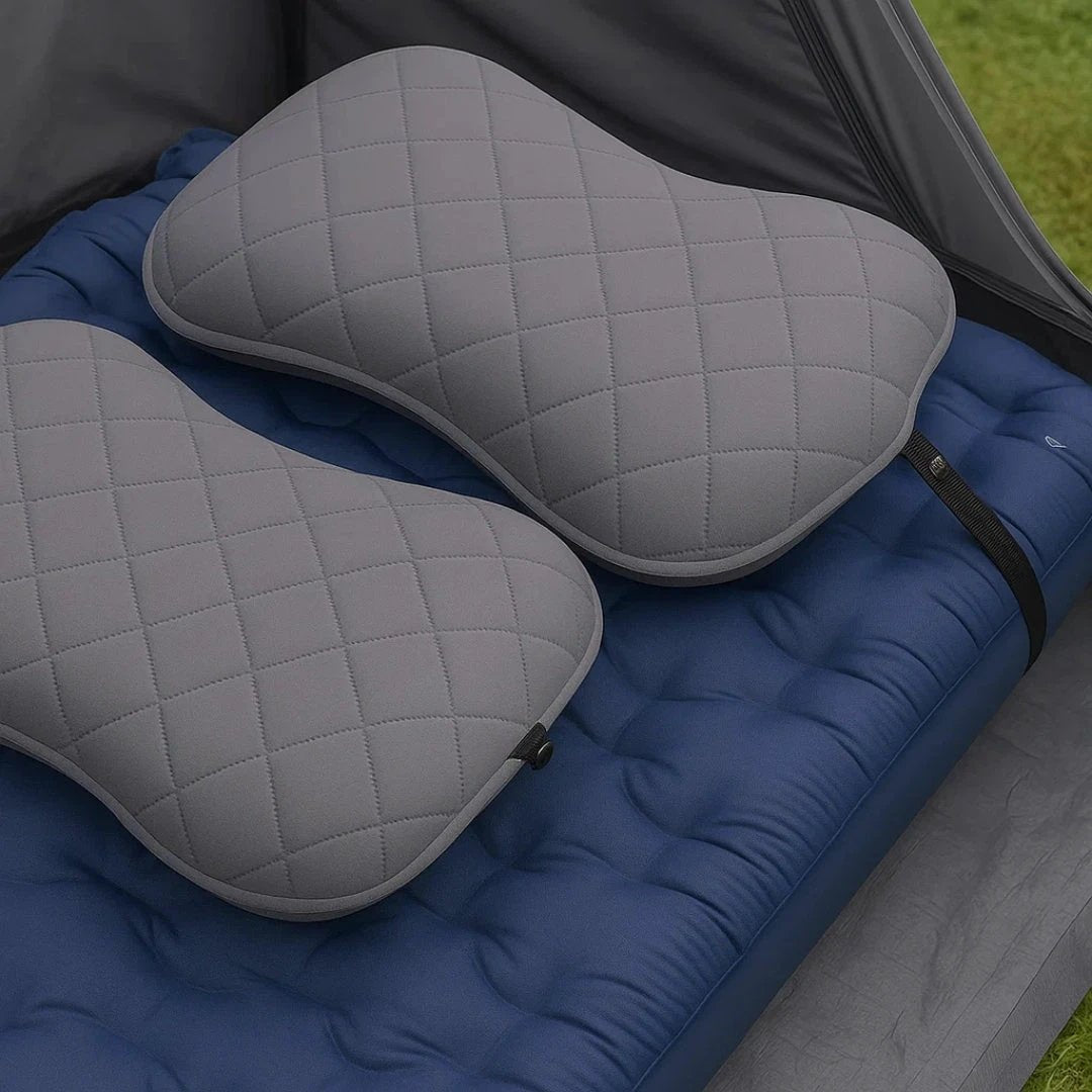 Ergonomic Neck Support – Inflatable & Lightweight – Eases Neck Pain – Compact for Flights & Train Bowlift by Bowlift