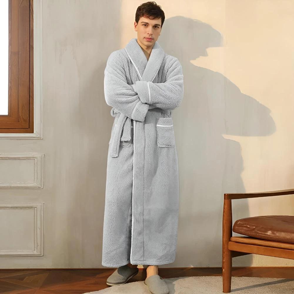 Sherpa Comfort Bathrobe by Casa & Beyond