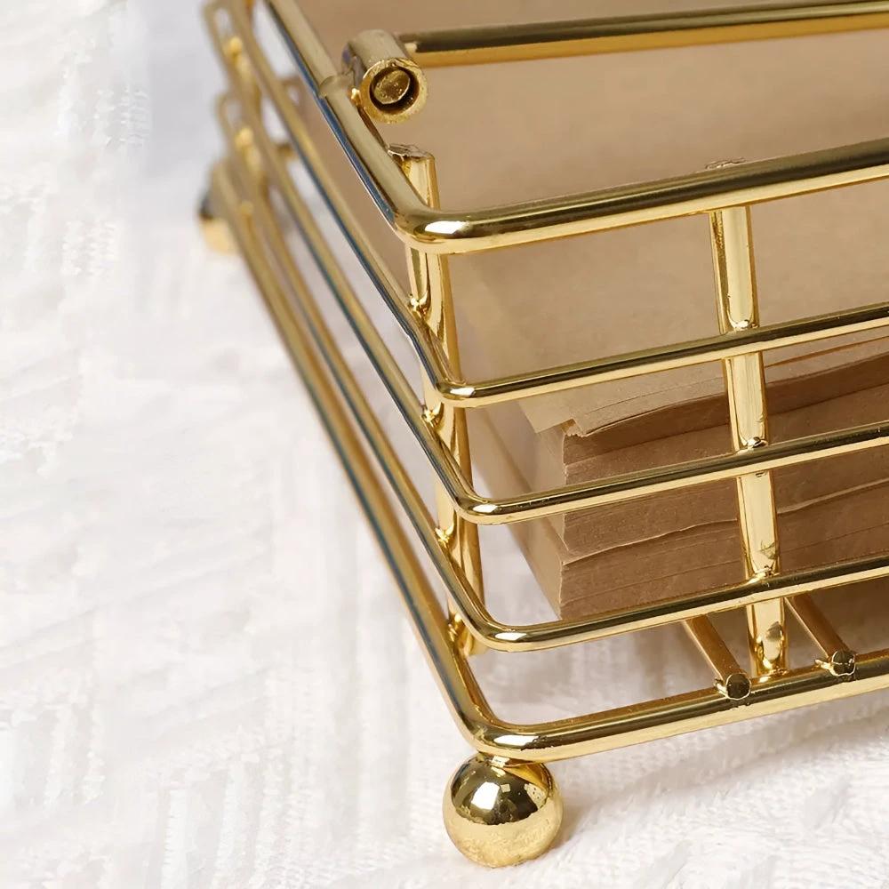 Sleek Iron Napkin Holder by Casa & Beyond