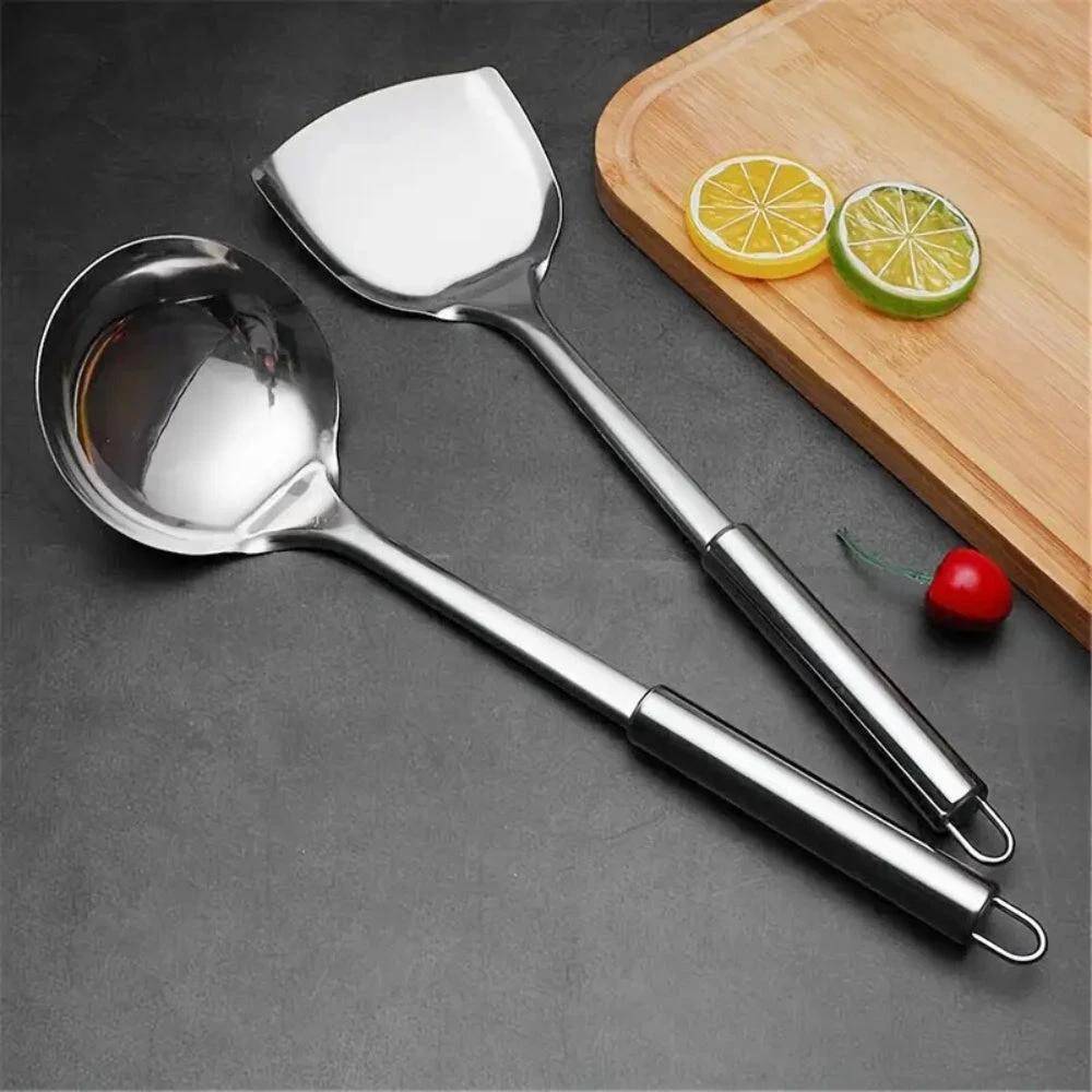 Stainless Steel Cooking Utensils | 5pcs Set by Casa & Beyond