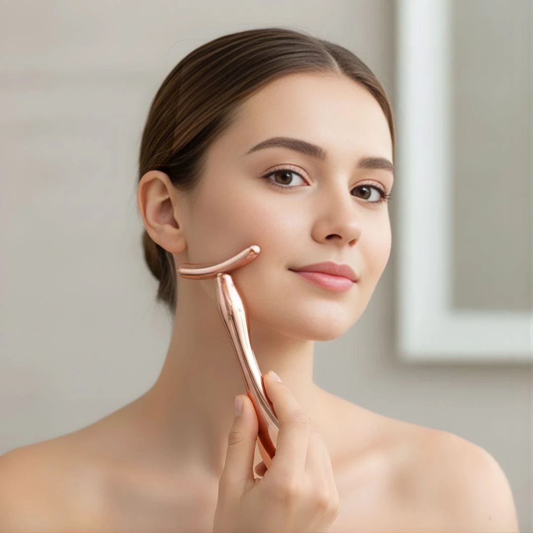Lifts Skin & Reduces Puffiness – Hygienic Scoop-End Design – Portable Daily Anti-Ageing Skincare Bowlift by Bowlift
