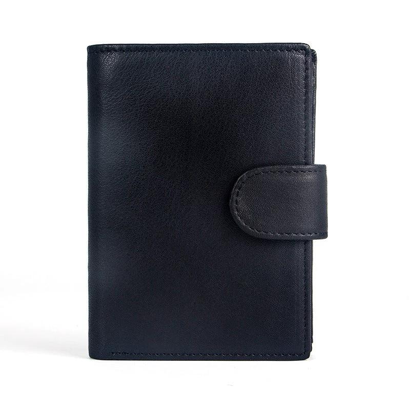 Vintage Leather PU Wallet with three compartments and multiple slots by Bowlift