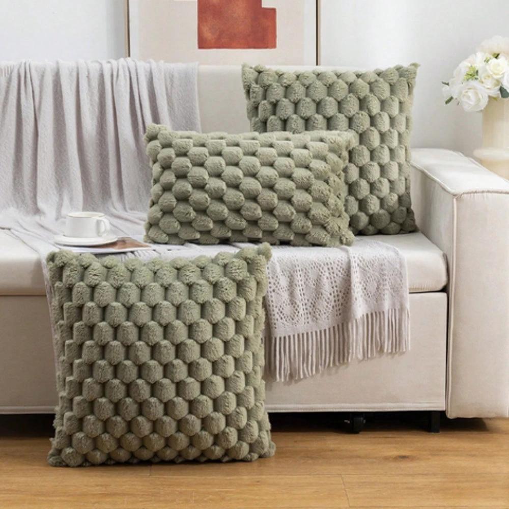 Plush Marshmallow Cushion Cover by Casa & Beyond