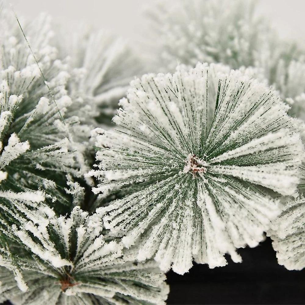 Holiday Frosted Christmas Garland by Casa & Beyond