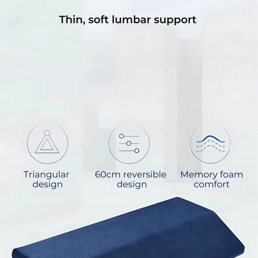 SleepAlign Lumbar Support Pillow for Sleeping | Relieves Back Pain - Improves Spinal Alignment - Comfortable Pillow for Back Pain Relief Bowlift by Bowlift