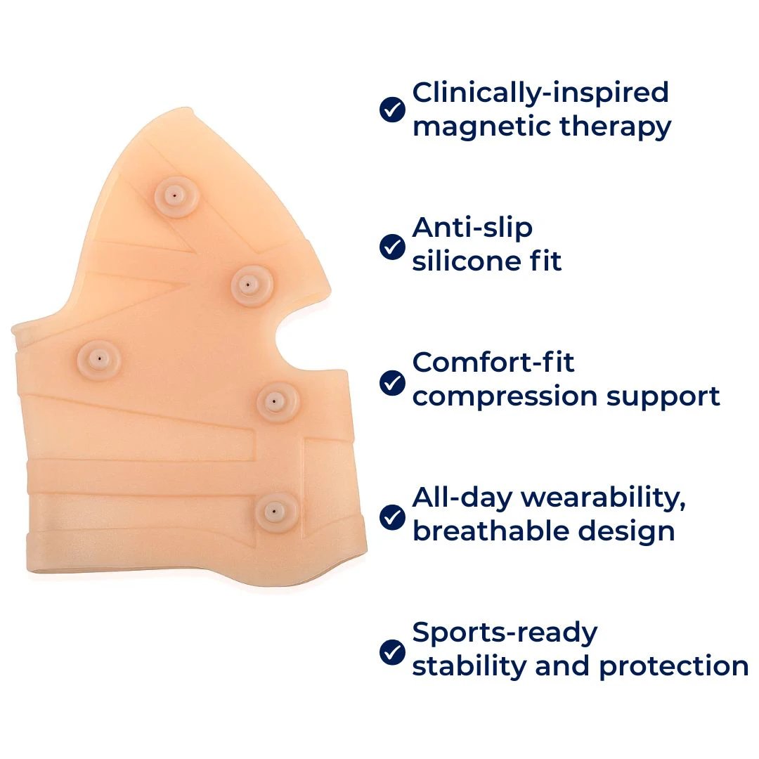 Stimulates Circulation for Fast Recovery – Silicone Anti-Slip Fit – For Running & Arthritis Pain Bowlift by Bowlift