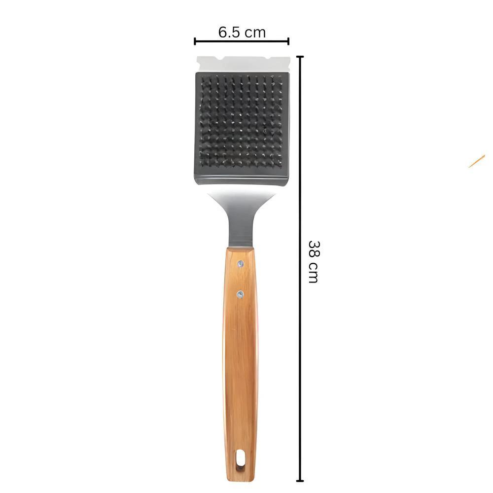 Stainless Grill Brush and Scraper by Casa & Beyond
