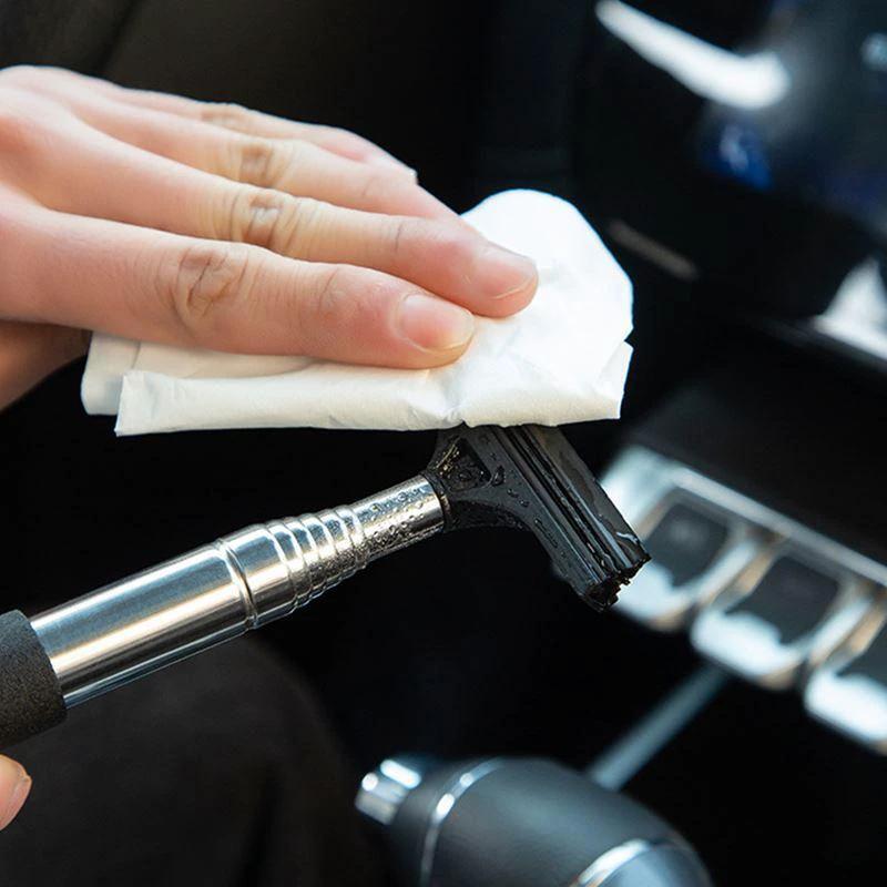 Adjustable rearview mirror wiper washing device portable by Bowlift