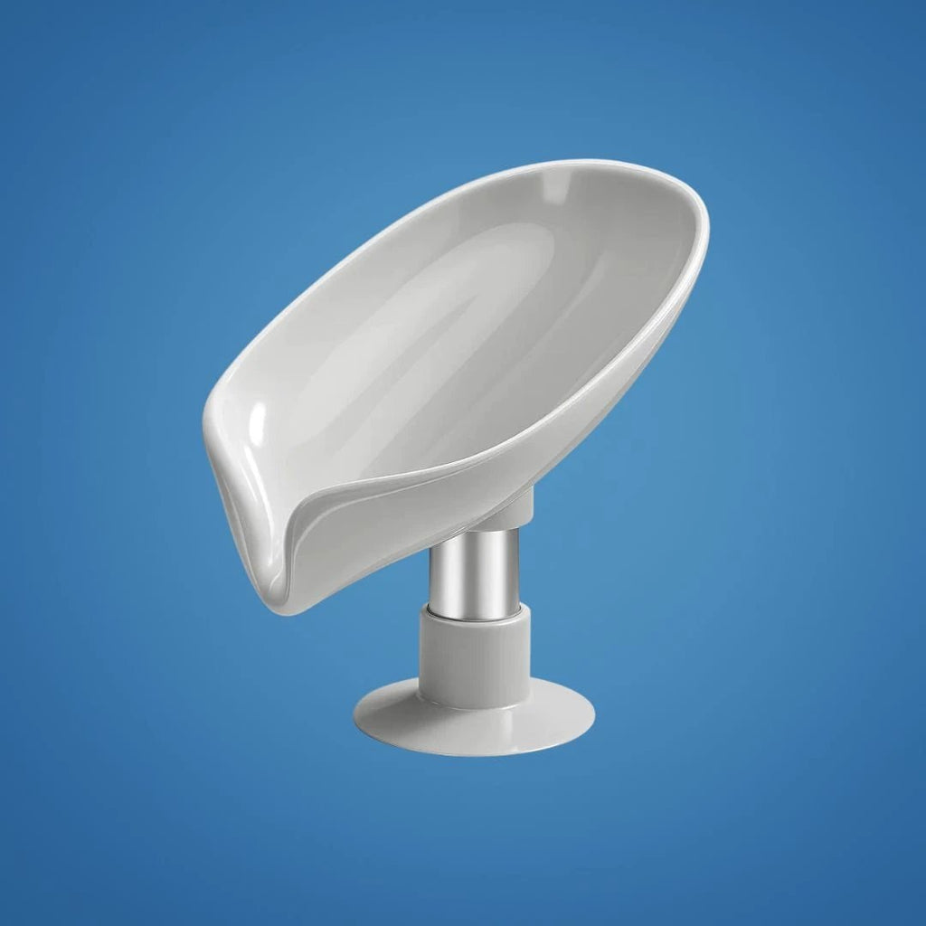 Draining Soap Holder – Keep Soap Dry – Strong Suction Cup – No Drill Mount – Hygienic Bathroom & Shower Storage Solution Bowlift by Bowlift