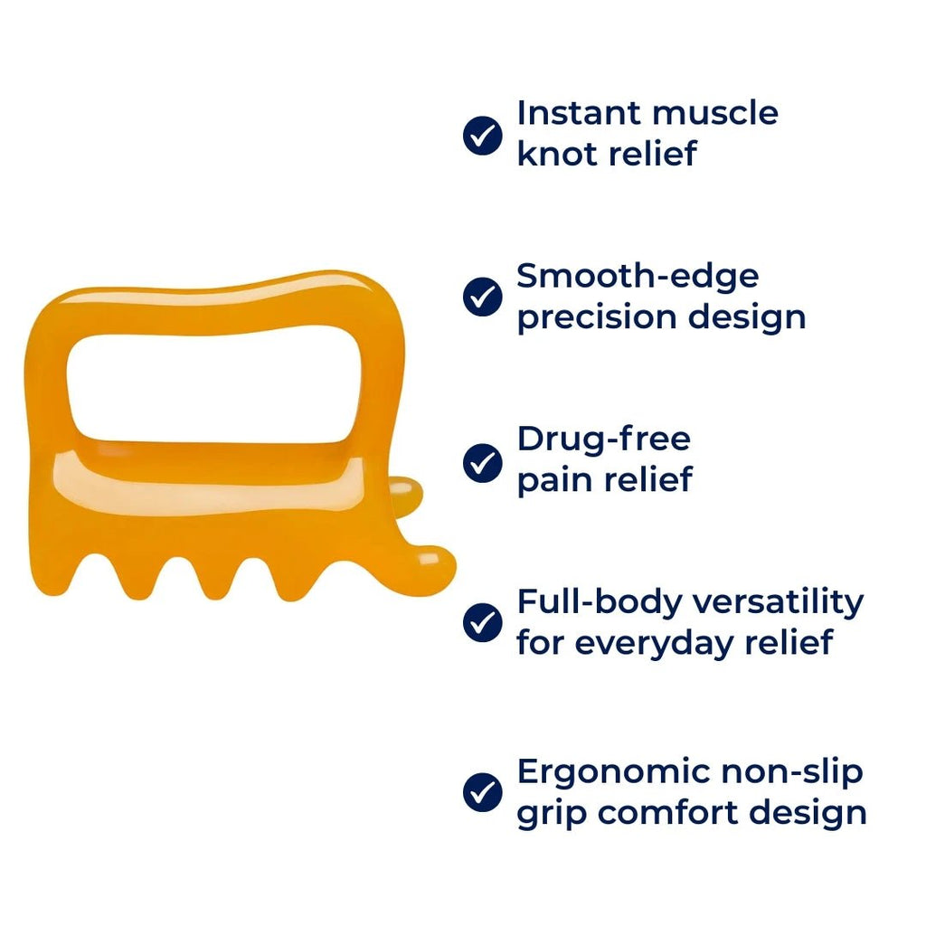 Knot Relief – Smooth-Edge Handheld Design – Back & Shoulder Recovery – Relax Muscles & Boost Circulation Bowlift by Bowlift