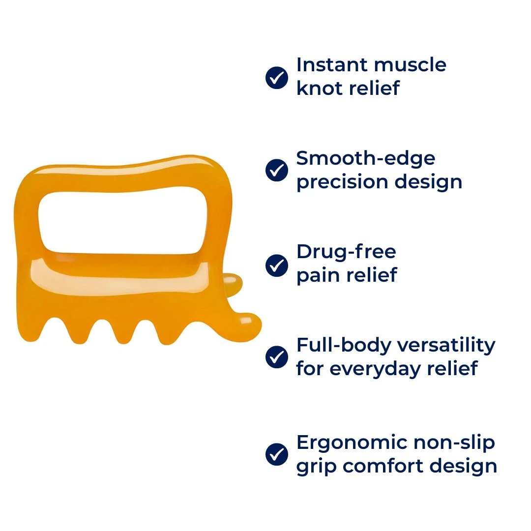Knot Relief – Smooth-Edge Handheld Design – Back & Shoulder Recovery – Relax Muscles & Boost Circulation Bowlift by Bowlift
