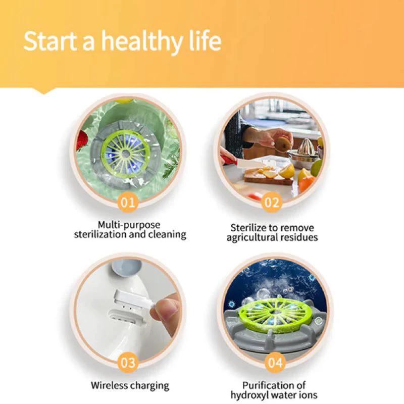 High-efficiency portable fruit and vegetable washing machine by BowLift