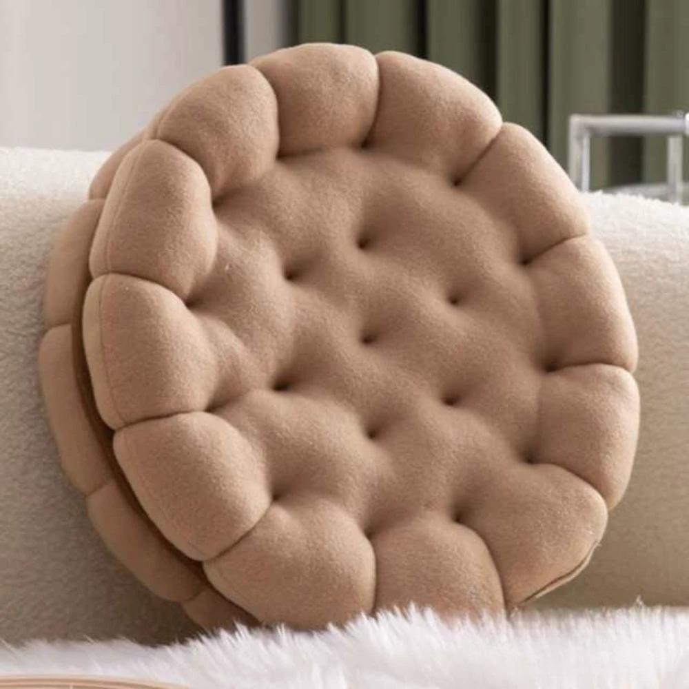 Snuggly Cookie-Inspired Cushion by Casa & Beyond