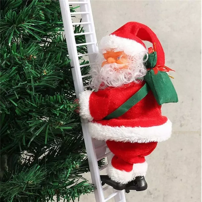 electric climbing ladder Santa Claus by Bowlift