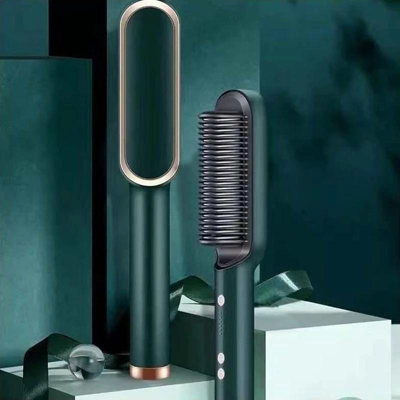 Straightening brush for hair by Bowlift