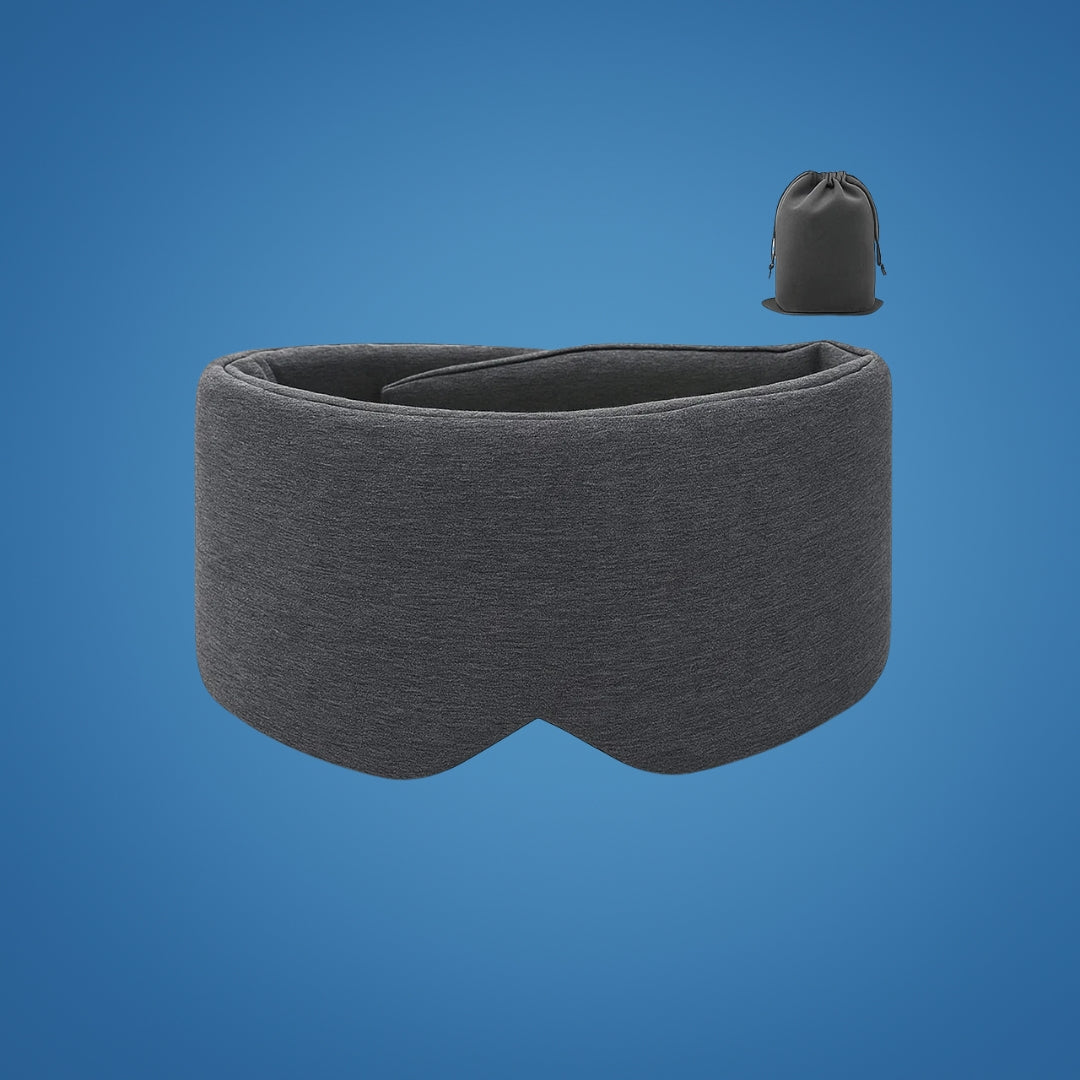 Total Light Blocking – Soft Cotton Comfort – Breathable Fit – Blocks All Light for Travel, Naps & Deep Sleep Bowlift by Bowlift