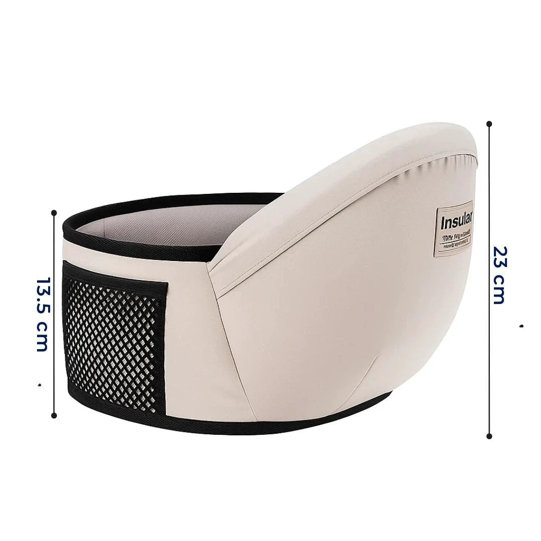 SureCarry | Ergonomic Hip‑Seat Carrier – Even Weight Distribution – Tear‑Resistant Nylon – Hands‑Free Support for Travelling Parents Bowlift by Bowlift