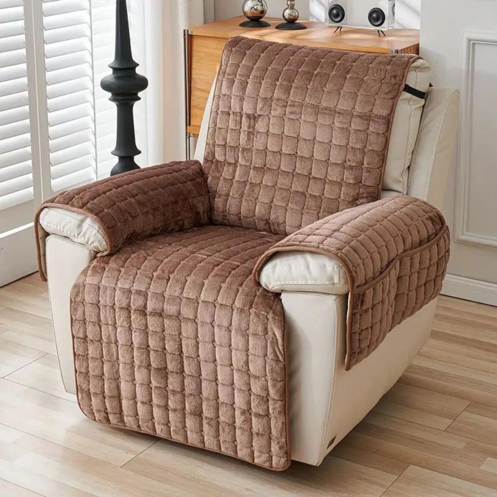 Snug Grid Recliner Cover by Casa & Beyond