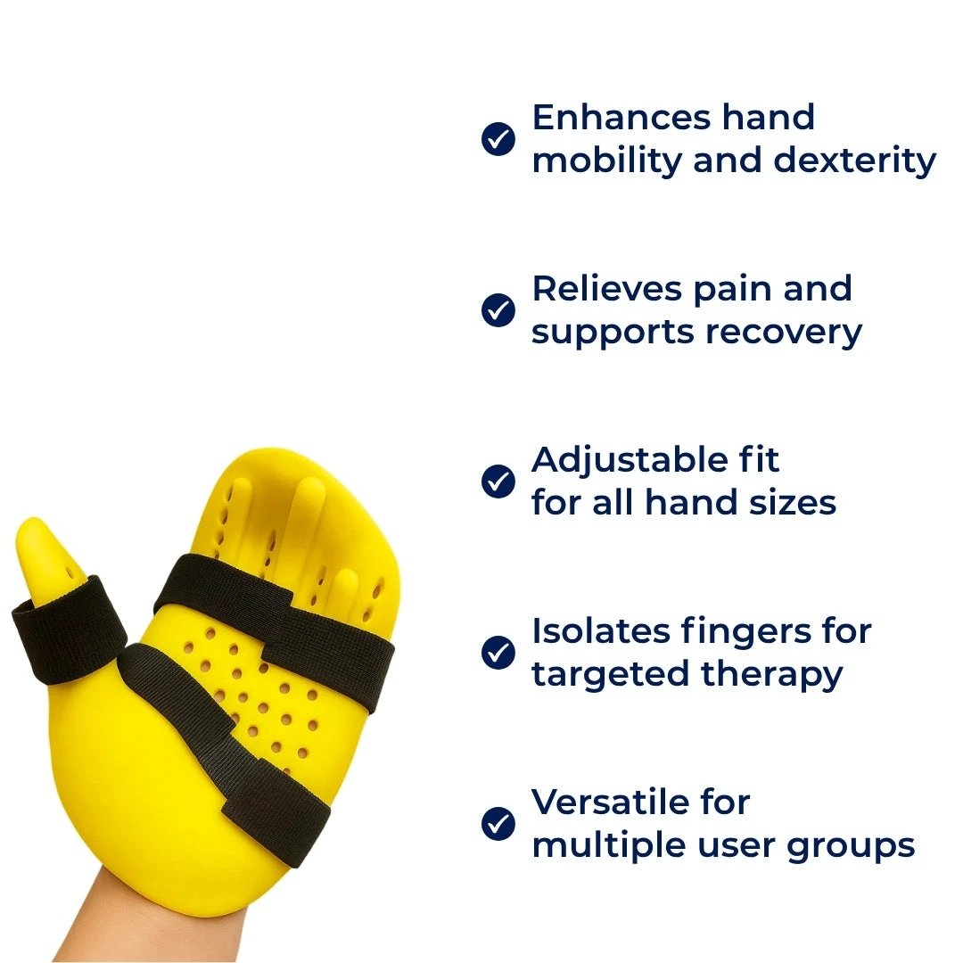 Improve Hand Mobility – Breathable Lightweight Support – Pain Relief for Rehabilitation – Daily UseAid Bowlift by Bowlift