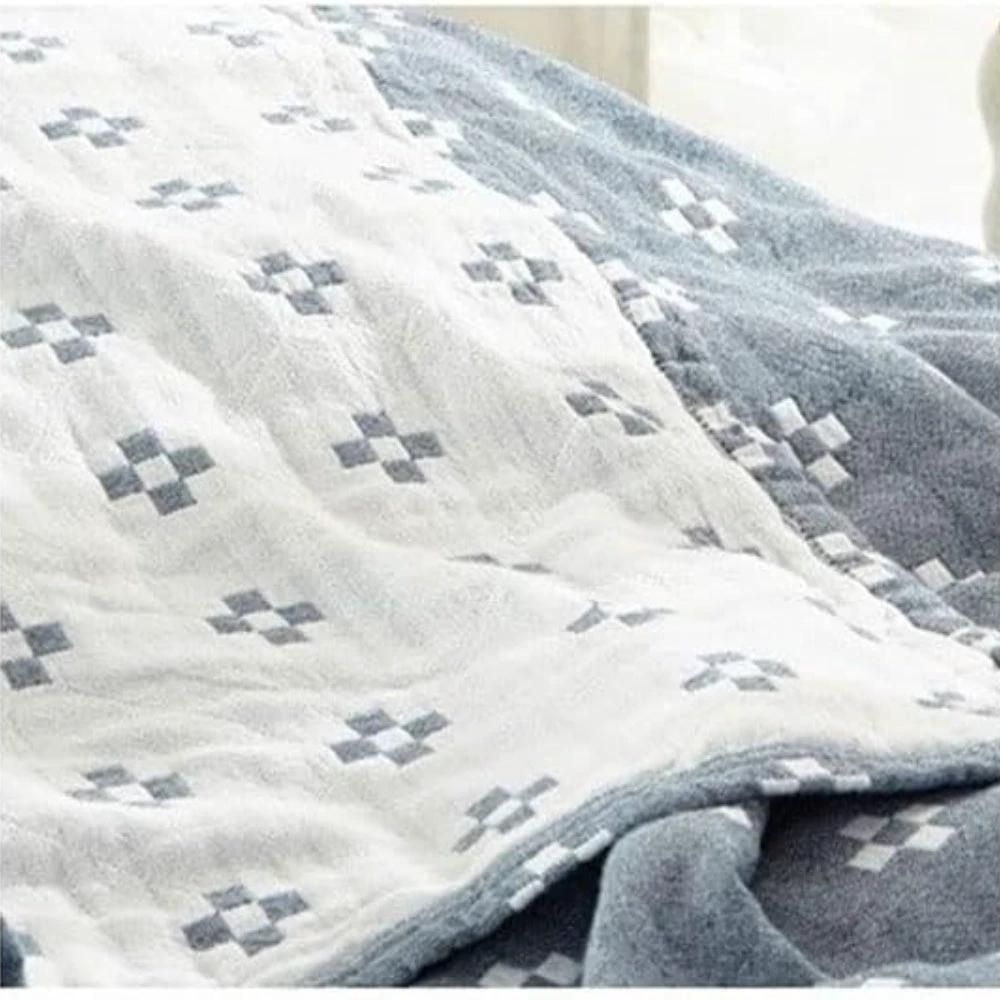 Diamond Dot Comfort Blanket by Casa & Beyond