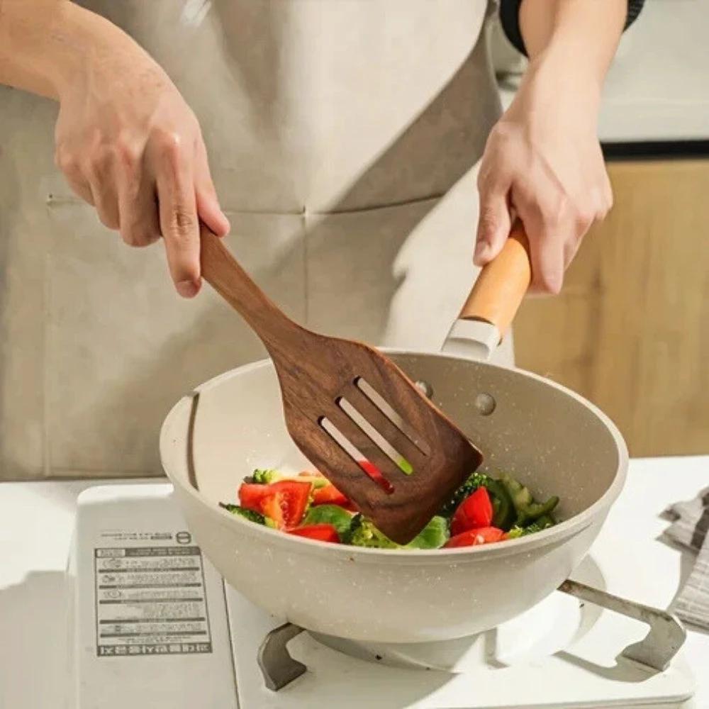 Premium Wooden Cooking Utensils | 7 Sets by Casa & Beyond
