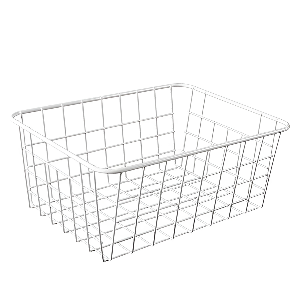 Sleek Wire Organizer Storage Basket by Casa & Beyond