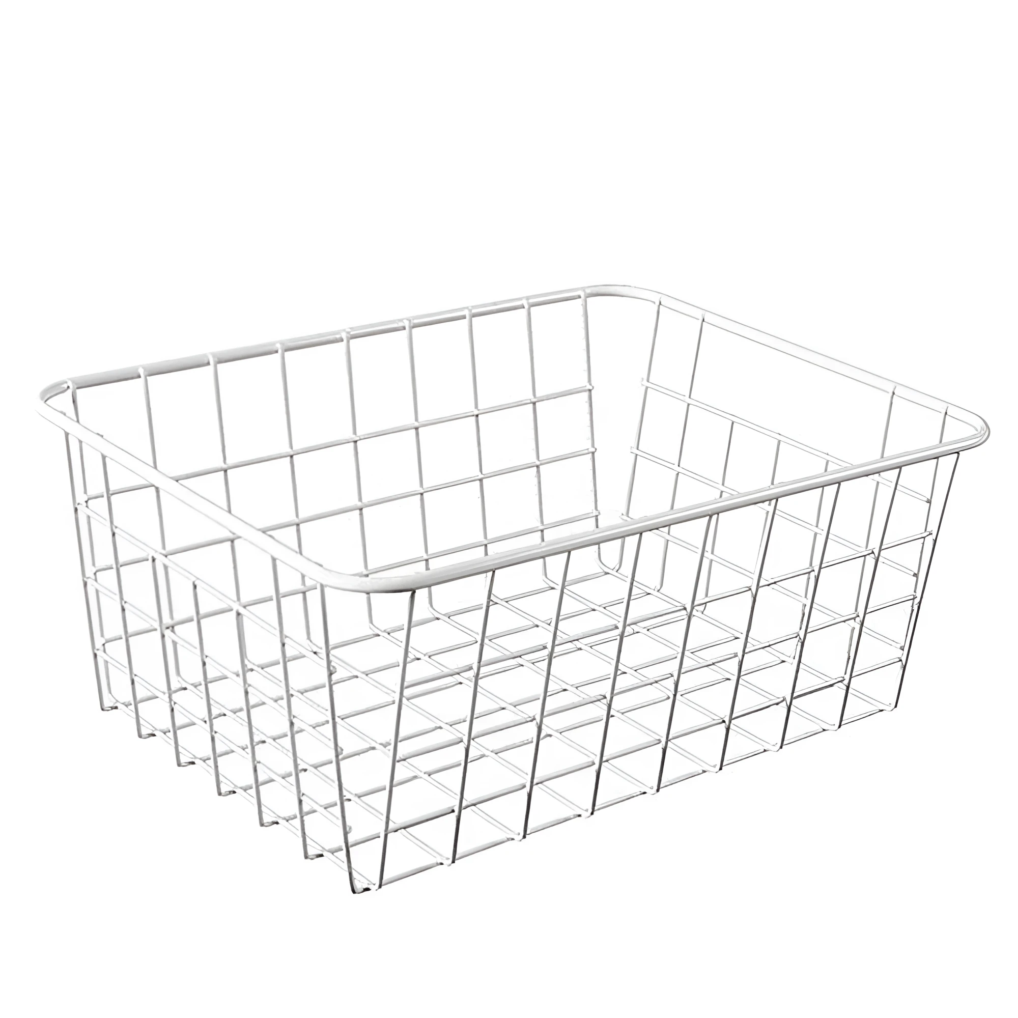 Sleek Wire Organizer Storage Basket by Casa & Beyond