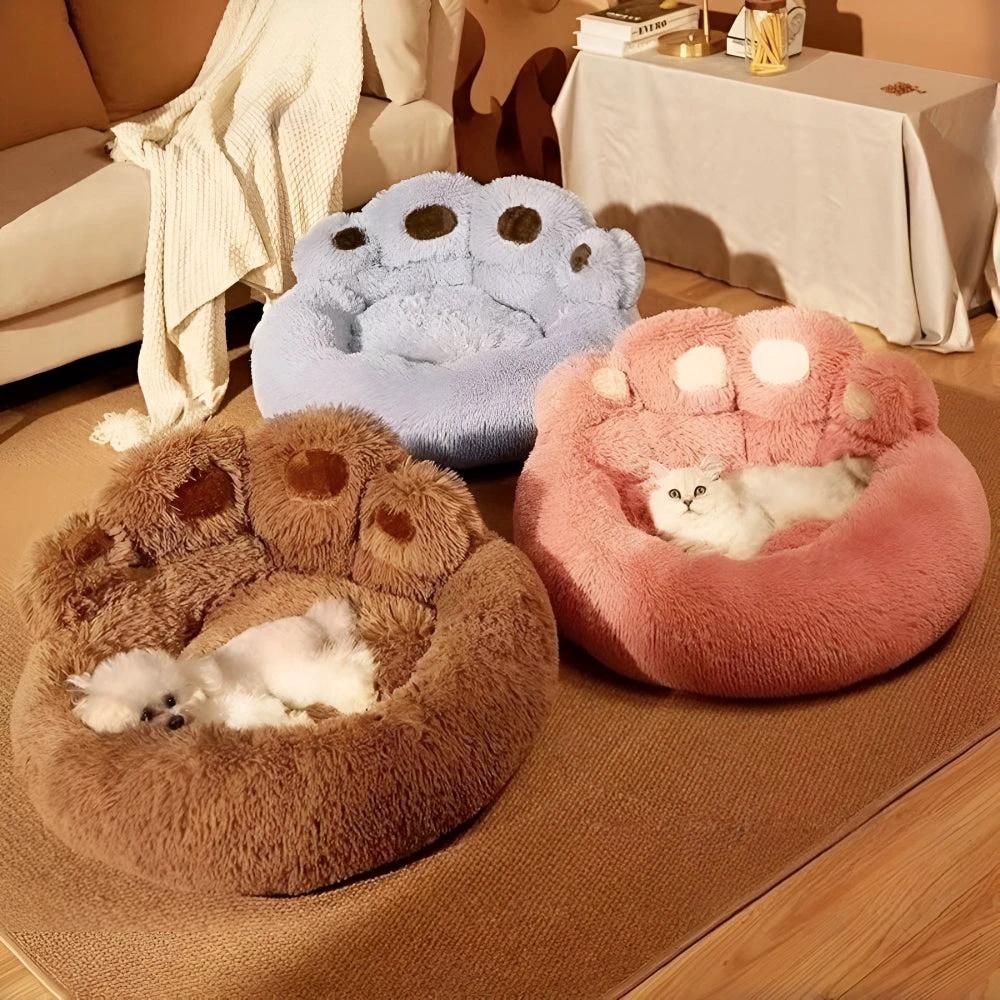 Furry Paw-Shaped Pet Bed by Casa & Beyond