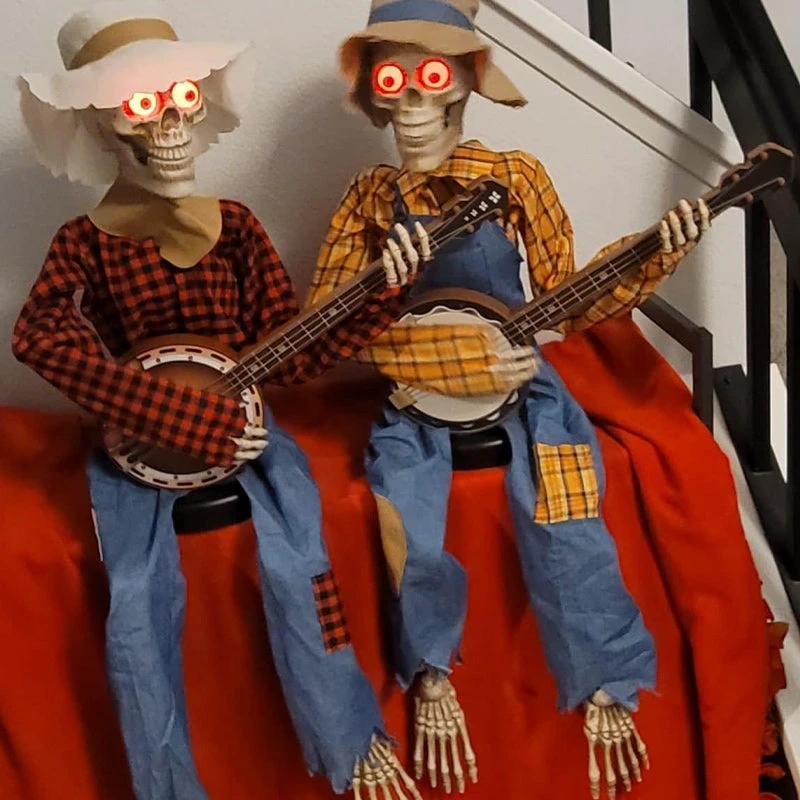 Animated Duel Banjo Skeletons S DrôLes by Bowlift