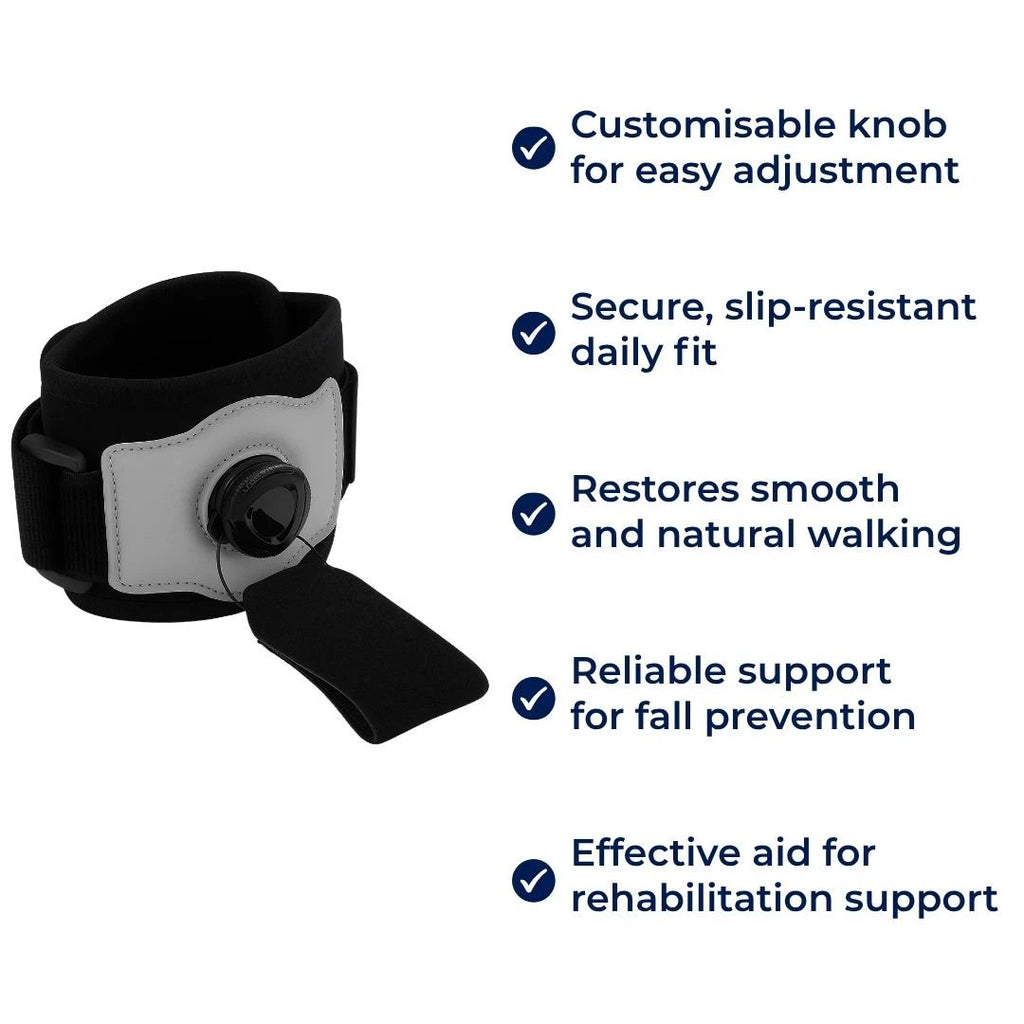 Adjustable AFO Support – Breathable & Lightweight – Prevents Trips – Improves Balance & Walking Confidence Bowlift by Bowlift