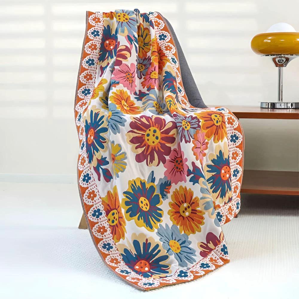 Floral Fiesta Bath Towel by Casa & Beyond