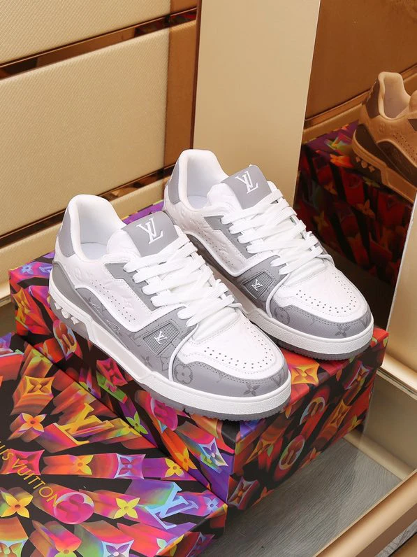 Luxury Trainer Skate Sneakers Shoes #54 Signature Gray White by Air Jordan