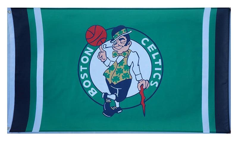 Boston Celtics Flag-3x5FT Banner-100% polyester by flagsshop