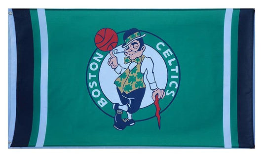 Boston Celtics Flag-3x5FT Banner-100% polyester by flagsshop