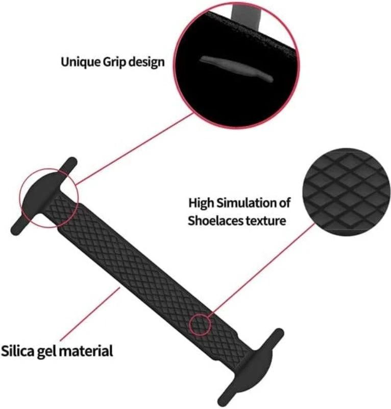 Elastic Silicone No-Tie Shoelaces by BowLift