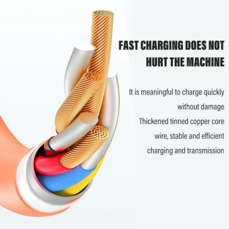 Magnetic Charging Cable | 540° Rotating Connector | Fast Charge with LED Glow by BowLift