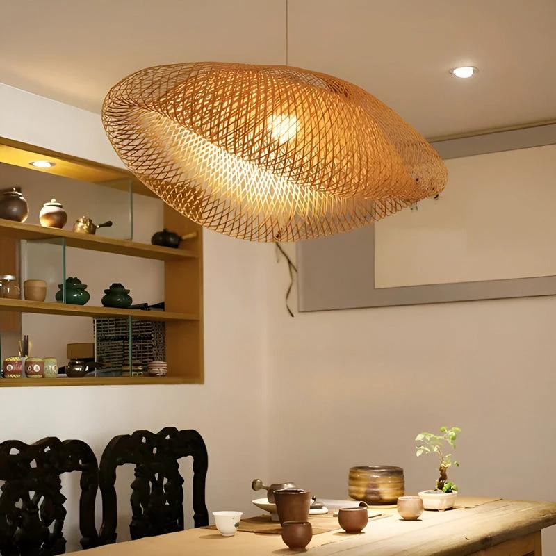 BambooAura - nature-inspired bamboo pendant Bowlift by Bowlift