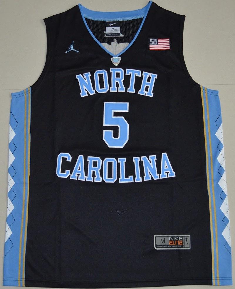 North Carolina Tar Heels #5 Marcus Paige NCAA Basketball Jersey Black by My store basketball