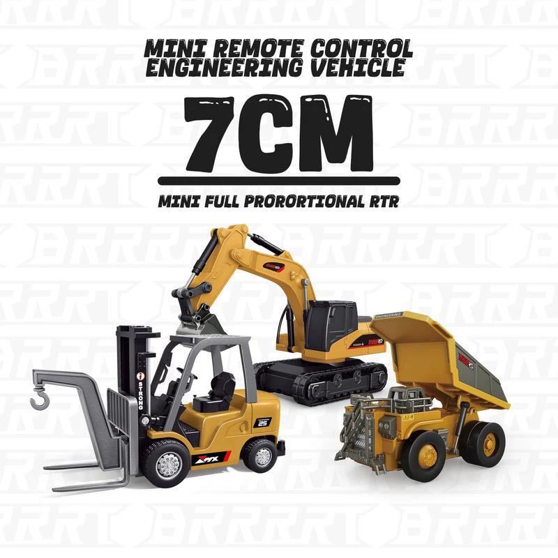 BuildMaster Mini RC Set | Fun construction vehicles for endless play adventures by BowLift
