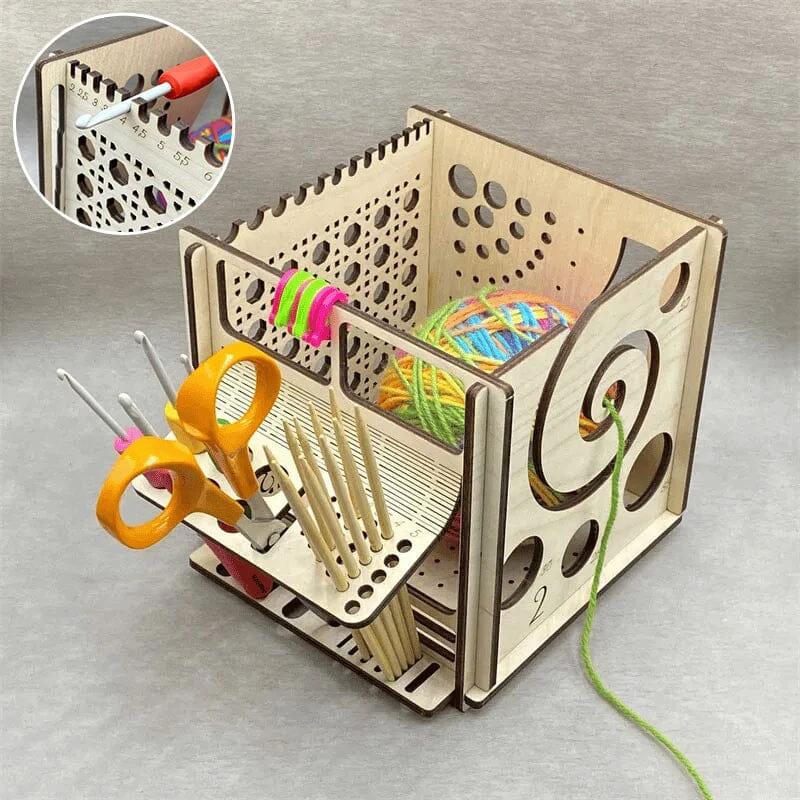 Wood bowl All-in-One – Multifunctional knitting tool by Bowlift